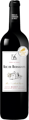 Bouteille de vin rouge — AOP(1) VIN ROUGE BUZET ROC DE BERNADOTS