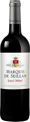Bouteille de vin rouge — AOP(1) VIN ROUGE SAINT MONT MARQUIS DE SEILLAN