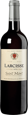 Bouteille de vin rouge — AOP(1) VIN ROUGE SAINT MONT LARCISSE CUVÉE SPÉCIALE