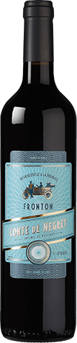 Bouteille de vin rouge — AOP(1) VIN ROUGE FRONTON COMTE DE NEGRET CUVÉE GRANDE RÉSERVE
