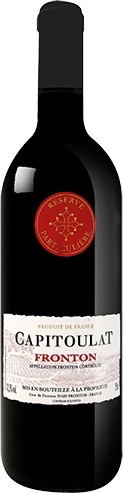 Bouteille de vin rouge — AOP(1) VIN ROUGE FRONTON CAPITOULAT