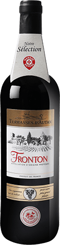 Bouteille de vin rouge — AOP(1) VIN ROUGE FRONTON* TERRASSES D’AUTAN