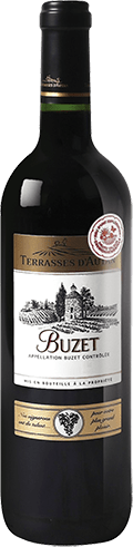Bouteille de vin rouge — AOP(1) VIN ROUGE BUZET* TERRASSES D’AUTAN