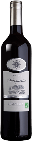 Bouteille de vin rouge — AOP(1) VIN ROUGE FRONTON BIO** CHÂTEAU MARGUERITE