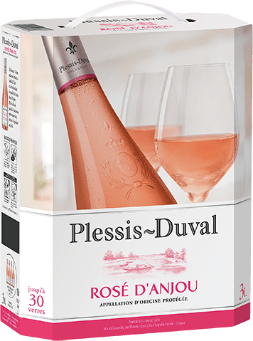 Bouteille de vin rose — AOP(1) VIN ROSÉ D’ANJOU PLESSIS-DUVAL