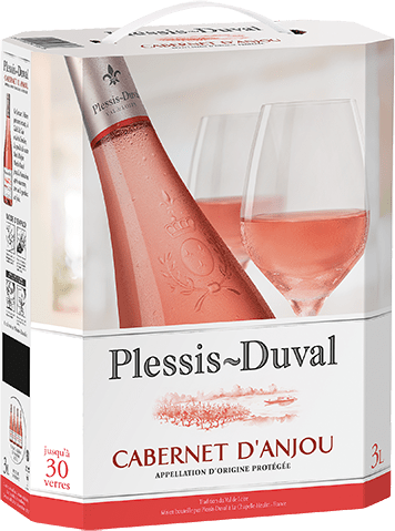 Bouteille de vin rose — AOP(1) VIN ROSÉ CABERNET D’ANJOU PLESSIS-DUVAL