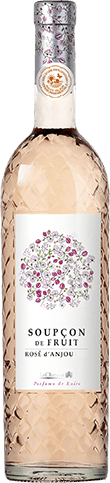 Bouteille de vin rosé AOP Vin Rosé Rosé D’anjou « Soupçon De Fruit », millésime 2025/2026 — vignoble Loire
