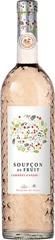 Bouteille de vin rosé AOP Vin Rosé Cabernet D’anjou « Soupçon De Fruit », millésime 2025/2026 — vignoble Loire