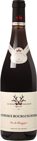 Bouteille de vin rouge Vin Rouge De France Coteaux Bourguignons « Reine Pedauque », millésime 2025/2026 — vignoble Bourgogne