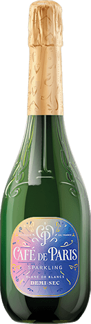 Bouteille de vin effervescent — VIN MOUSSEUX CAFÉ DE PARIS DEMI-SEC CORDIER