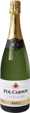 Bouteille de vin effervescent — AOC(3) CHAMPAGNE BRUT POL CARSON