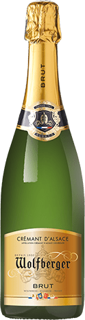 Bouteille de vin effervescent — AOP(1) CRÉMANT D’ALSACE WOLFBERGER