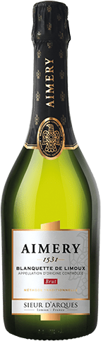 Bouteille de vin effervescent — AOP(1) BLANQUETTE DE LIMOUX BRUT AIMERY