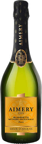 Bouteille de vin effervescent — AOP(1) BLANQUETTE DE LIMOUX DOUX ANCESTRALE AIMERY