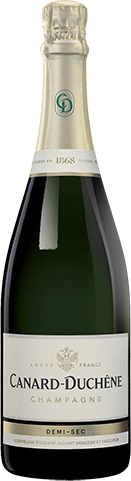 Bouteille de vin effervescent — AOP(1) CHAMPAGNE DEMI-SEC CANARD-DUCHÊNE