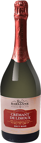 Bouteille de vin effervescent — AOP(1) CRÉMANT DE LIMOUX ROSÉ PRIEUR BARSANNE