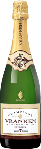 Bouteille de vin effervescent — AOP(1) CHAMPAGNE BRUT VRANKEN FONDATEUR