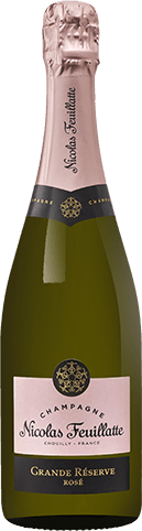 Bouteille de vin effervescent — AOP(1) CHAMPAGNE ROSÉ NICOLAS FEUILLATTE