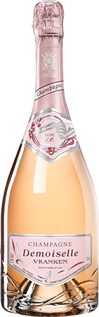 Bouteille de vin effervescent — AOP(1) CHAMPAGNE ROSÉ DEMOISELLE VRANKEN