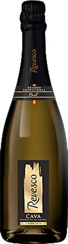 Bouteille de vin effervescent — CAVA REVESCO BRUT BLANC CASTEL FRERES