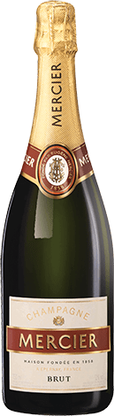 Bouteille de vin effervescent — AOP(1) CHAMPAGNE BRUT MERCIER