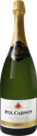 Bouteille de vin effervescent — AOC(3) CHAMPAGNE BRUT POL CARSON