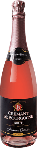 Bouteille de vin effervescent — AOP(1) CRÉMANT DE BOURGOGNE ROSÉ ANTOINE BARRIER