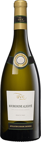 Bouteille de vin blanc AOC Vin Blanc Bourgogne Aligoté « La Chablisienne », millésime 2025/2026 — vignoble Bourgogne