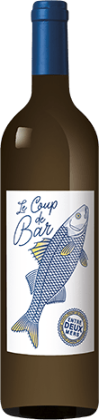Bouteille de vin blanc AOC Vin Blanc Bordeaux Entre-deux-mers « Le Coup De Bar Terre De Vignerons », millésime 2025/2026 — vignoble Bordeaux