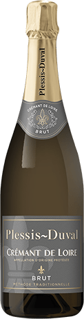Bouteille de vin effervescent — AOP(1) CRÉMANT DE LOIRE BRUT PLESSIS-DUVAL