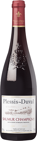 Bouteille de vin rouge AOP Vin Rouge Saumur Champigny « Plessis-duval », millésime 2025/2026 — vignoble Loire