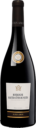 Bouteille de vin rouge AOC Vin Rouge Hautes Côtes De Nuits « Ruris Amor », millésime 2025/2026 — vignoble Bourgogne