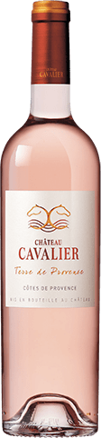 Bouteille de vin rosé AOP Vin Rosé Côtes De Provence « Château Cavalier », millésime 2025/2026 — vignoble Provence & Corse