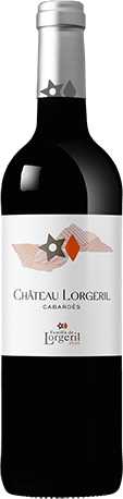 Bouteille de vin rouge — AOP(1) VIN ROUGE LANGUEDOC CABARDÈS CHÂTEAU LORGERIL