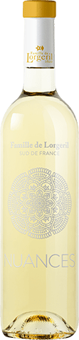 Bouteille de vin blanc IGP Vin Blanc Pays D’OC « Nuances », millésime 2025/2026 — vignoble Languedoc