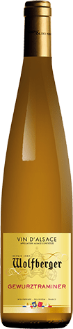 Bouteille de vin blanc — AOP(1) VIN BLANC GEWURZTRAMINER WOLFBERGER