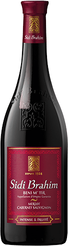 Bouteille de vin rouge — TUNISIE SIDI BRAHIM