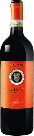 Bouteille de vin rouge Italie Chianti DOCG « Piccini », millésime 2025/2026
