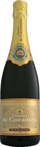 Bouteille de vin effervescent — CHAMPAGNE BRUT RÉSERVE CHARLES DE CAZANOVE