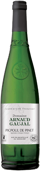 Bouteille de vin blanc — AOP(1) VIN BLANC PICPOUL DE PINET DOMAINE ARNAUD-GAUJAL