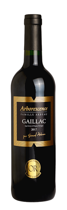 Bouteille de vin rouge Gaillac « Arborescence », millésimes 2019 à 2020 — vignoble Sud-ouest