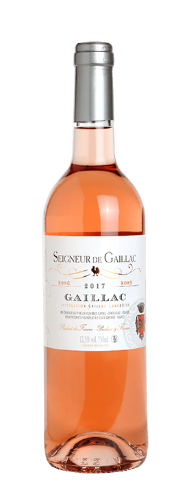 Bouteille de vin rosé Gaillac « Seigneur de gaillac », millésimes 2019 à 2020 — vignoble Sud-ouest