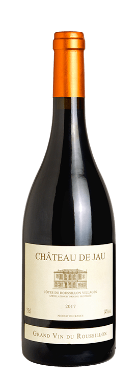 Bouteille de vin rouge Languedoc « Château de jau », millésimes 2019 à 2028 — vignoble Languedoc