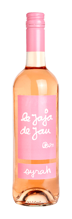 Bouteille de vin rosé le jaja de jau « château de jau », millésime 2019 — vignoble Languedoc