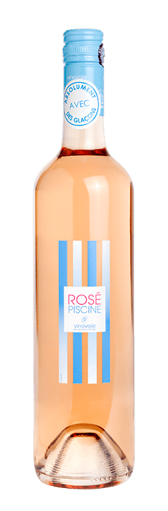 Bouteille de vin rosé Vin de France « Rosé piscine », millésime 2019 — vignoble Sud-ouest